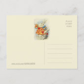 Carte Postale White Rabbit herald Best papa dans le monde CC1124 (Dos)