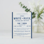 Carte Postale White Rock Mineral Water Publicité (Debout devant)