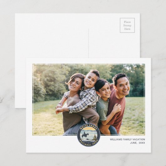 Carte Postale White Sands National Park (Devant / Derrière)