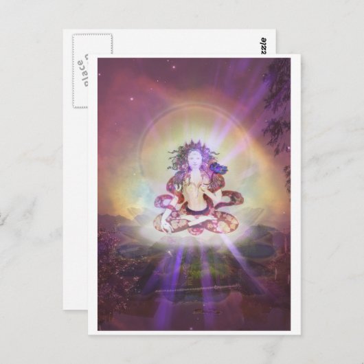 Carte postale 'White Tara' (Devant / Derrière)