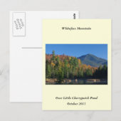 Carte Postale Whiteface Mountain sur Little Cherrypatch Pond (Devant / Derrière)