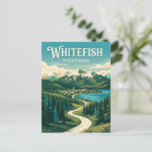 Carte Postale Whitefish États-Unis (Debout devant)