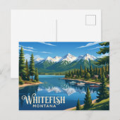 Carte Postale Whitefish USA (Devant / Derrière)