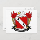 Carte Postale Whitehouse Family Crest (Devant / Derrière)