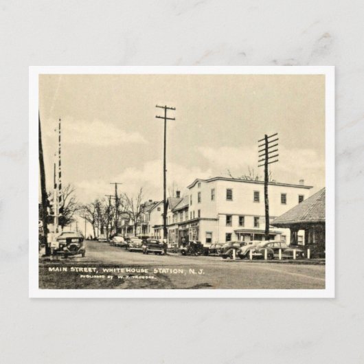 Carte Postale Whitehouse Station, New Jersey, Vintage (Devant)