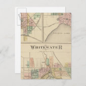 Carte Postale Whitewater, Elkhorn et Genève (Devant / Derrière)