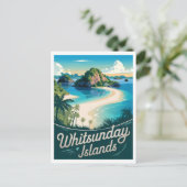 Carte Postale Whitsunday Island Australie Vintage (Debout devant)