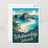 Carte Postale Whitsunday Island Australie Vintage (Devant / Derrière)