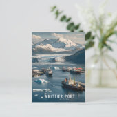 Carte Postale Whittier, port de l'Alaska (Debout devant)