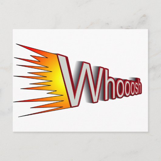 Carte Postale whoosh (Devant)