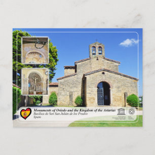 Carte Postale WHS UNESCO - Basílica de San Julián de los Prados