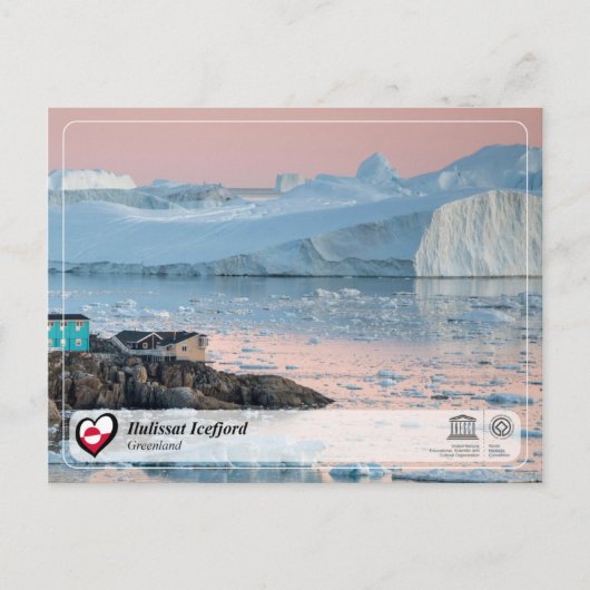 Carte Postale WHS UNESCO - Icefjord Ilulissat (Devant)