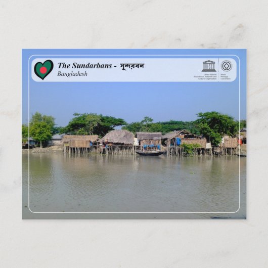 Carte Postale WHS UNESCO - Les Sundarbans (Devant)