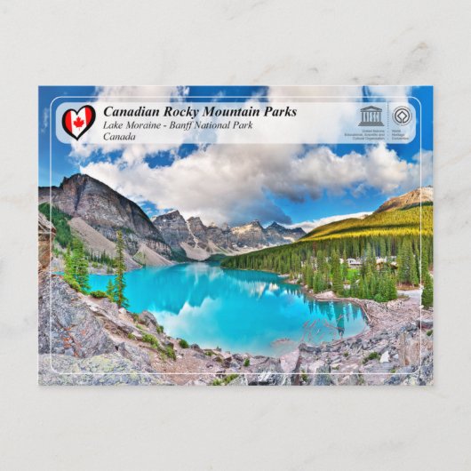 Carte Postale WHS UNESCO - Parc national Banff (Devant)
