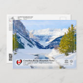 Carte Postale WHS UNESCO - Parc national Banff (Devant / Derrière)