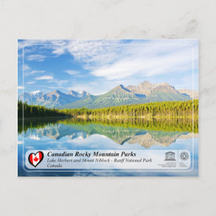 Carte Postale WHS UNESCO - Parc national Banff