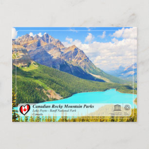 Carte Postale WHS UNESCO - Parc national Banff