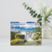 Carte Postale WHS UNESCO - Parc national d'Iguazu (Debout devant)