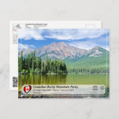 Carte Postale WHS UNESCO - Parc national du Jasper (Devant / Derrière)