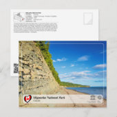 Carte Postale WHS UNESCO - Parc national Miguasha (Devant / Derrière)