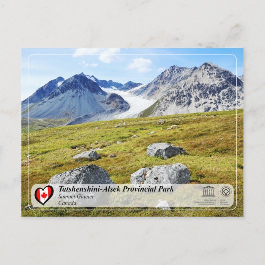 Carte Postale WHS UNESCO - Parc provincial Tatshenshini-Alsek (Devant)
