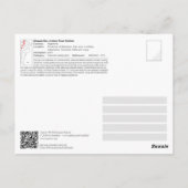 Carte Postale WHS UNESCO - Qhapaq Ñan, Réseau routier andin (Dos)