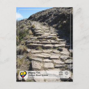 Carte Postale WHS UNESCO - Qhapaq Ñan, Réseau routier andin