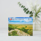 Carte Postale WHS UNESCO - Sauts de buffles à tête cassée (Debout devant)