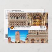 Carte Postale WHS UNESCO - Torre de la iglesia de San Martín (Devant / Derrière)