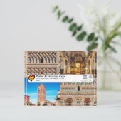 Carte Postale WHS UNESCO - Torre de la iglesia de San Martín (Debout devant)