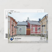 Carte Postale WHS UNESCO - Vieux Rauma (Devant / Derrière)