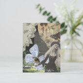 Carte Postale Wicca Mixed Media Collage (Debout devant)