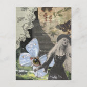 Carte Postale Wicca Mixed Media Collage (Devant)