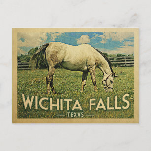 Carte Postale Wichita Falls Texas Horse Farm - Vintage voyage