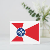 Carte postale Wichita Flag (Debout devant)