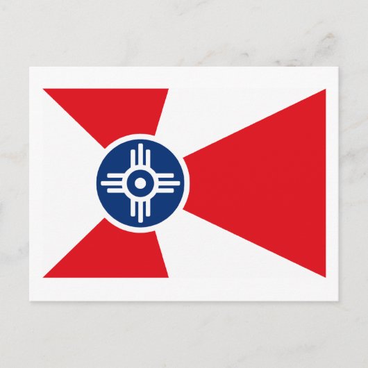 Carte postale Wichita Flag (Devant)