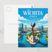 Carte Postale Wichita Kansas (Devant / Derrière)