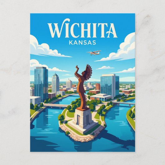 Carte Postale Wichita Kansas (Devant)