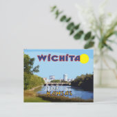 Carte Postale Wichita, Visitez Kansas (Debout devant)