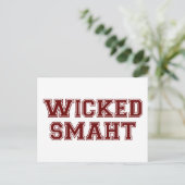 Carte Postale Wicked Smart (Smaht) College Boston (Debout devant)