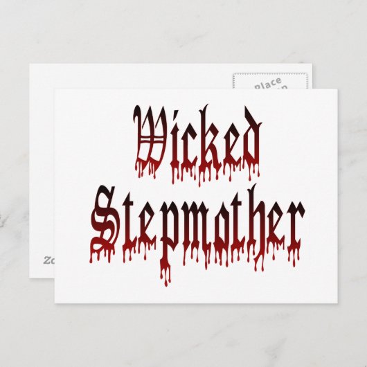 Carte Postale Wicked Stepmère (Devant / Derrière)