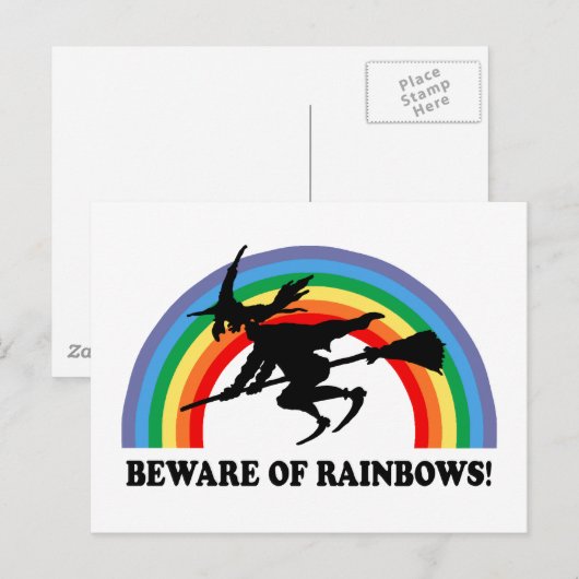 Carte Postale Wicked Witch (Devant / Derrière)