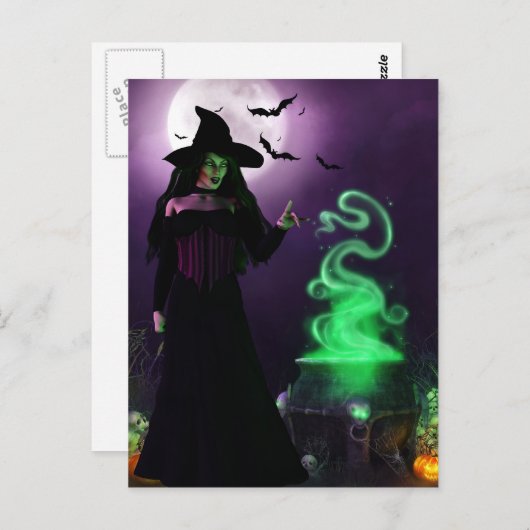 Carte Postale Wicked Witch (Devant / Derrière)