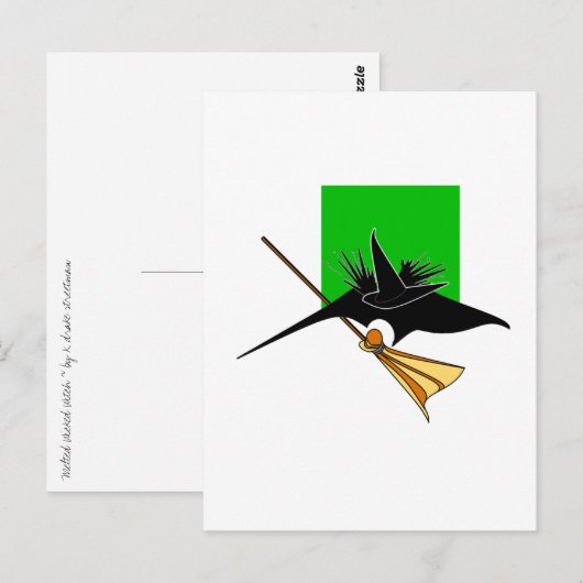 Carte Postale Wicked Witch Melted (Devant / Derrière)