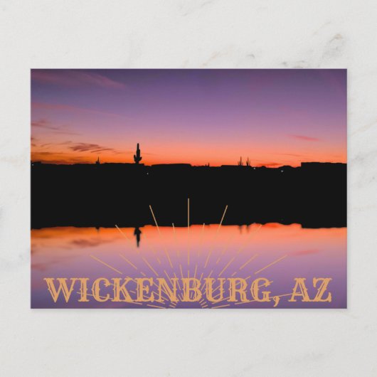 Carte postale Wickenburg Sunset (Devant)