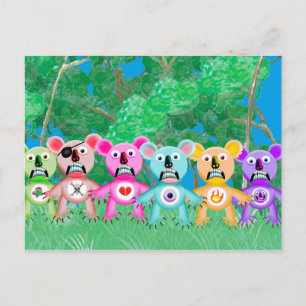 CARTE POSTALE WICKKOALAS