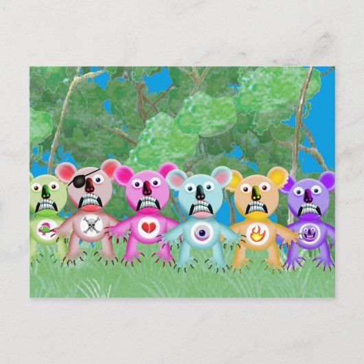 CARTE POSTALE WICKKOALAS (Devant)
