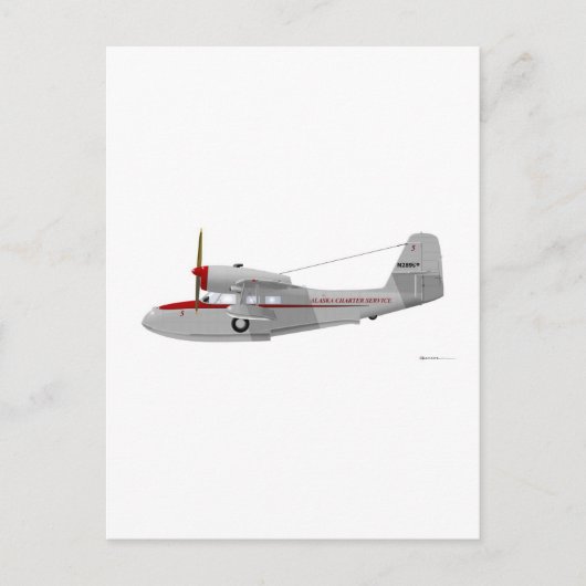 Carte Postale Widgeon Grumman G-44A (Devant)