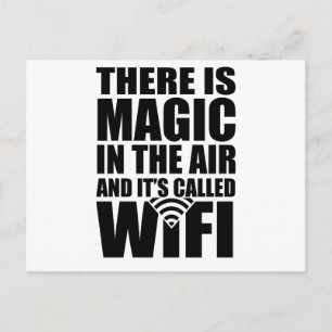 Carte Postale Wifi magique