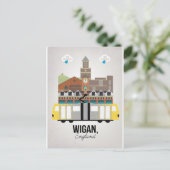 Carte Postale Wigan (Debout devant)
